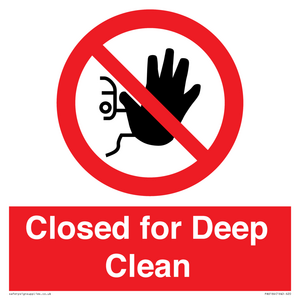 Closed for Deep Clean